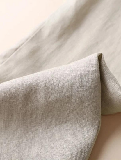 Calça de Linho Thin Solid - Cintura Alta