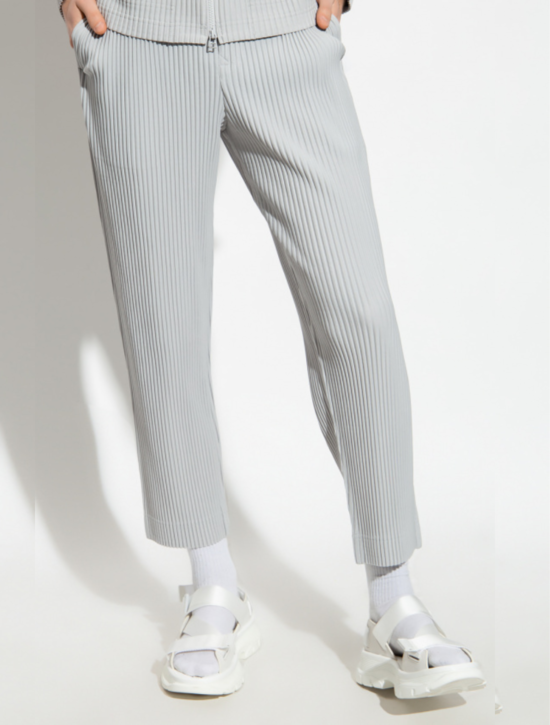 Calça Plissada Issey Miyake